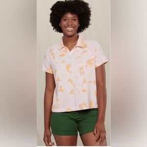 NWT‎ TOAD & CO Yerba Short Sleeve Rugby Polo